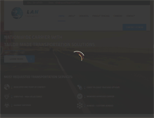 Tablet Screenshot of lantransport.com